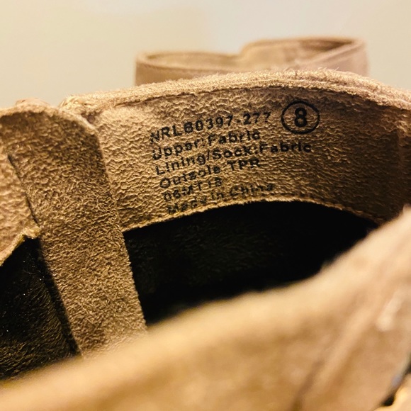 tan suede booties - Picture 5 of 5